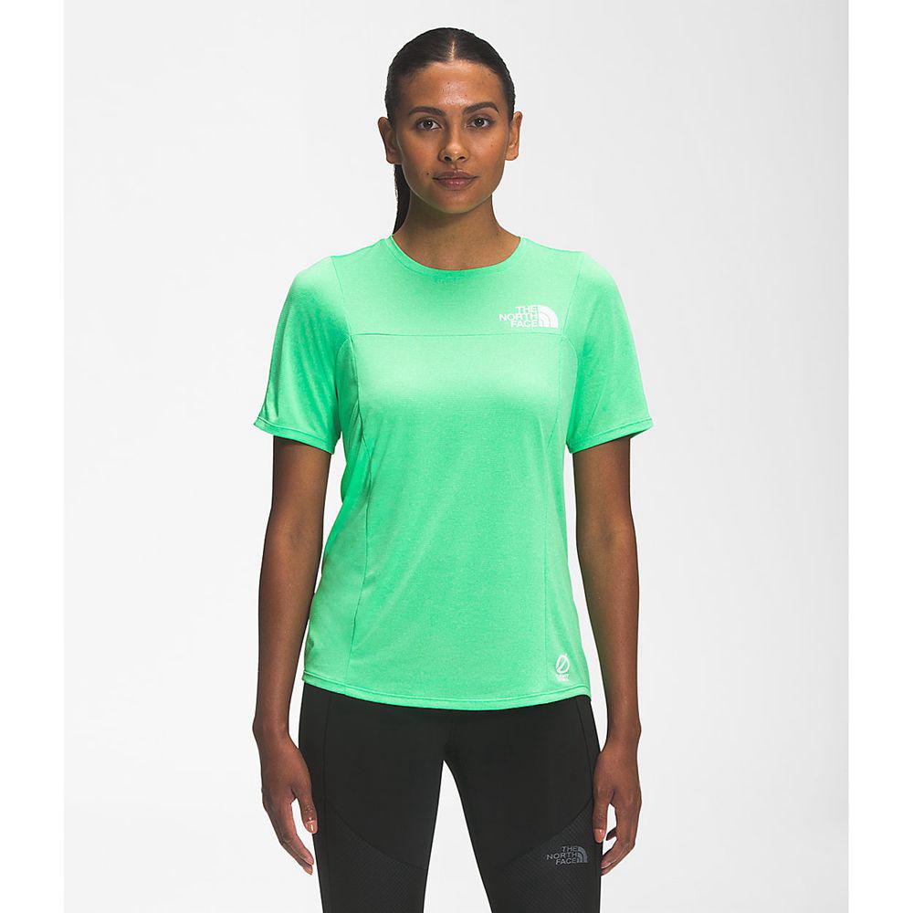 The North Face Flight Better Than Naked™ Κοντό Μανίκι Γυναικεια T Shirt - Πρασινο (HTNX16052)